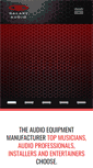 Mobile Screenshot of galaxyaudio.com